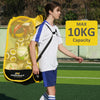 PodiuMax Pop Up Ball Storage Backpack & Organizer - Transport and Store Basketball, Football, Ping Pong and More