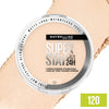 Maybelline Super Stay Up to 24HR Hybrid Powder-Foundation, Medium-to-Full Coverage Makeup, Matte Finish, 120, 1 Count