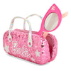 Barbie Girl's Cat Eye Sunglasses and Handled Hard Case Set (Pink)