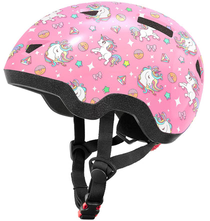 Toddler Bike Helmet for Boys and Girls, Adjustable Kids Helmets from Infant/Baby to Children, 1/2/3/4/5/6/7/8 Years Old (Unicorn,Size S)