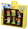 Penn-Plax Officially Licensed Spongebob 6 Piece Mini Aquarium Ornament Set - Great for Saltwater and Freshwater Tanks