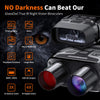GTHUNDER Digital Night Vision Goggles Binoculars for Total Darkness-FHD 1080P Infrared Digital Night Vision, 32GB Memory Card for Photo and Video Storage-Perfect for Surveillance