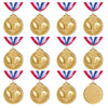 Abaokai 12 Pieces Gold Award Medals for Kids Sports Football Games, Party Favors, 2 Inches