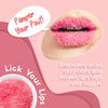 Lick Your Lips Watermelon Sugar Scrub for Dry, Cracked and Dark Lips - Organic Lip Scrubs Exfoliator and Moisturizer with Lip Brush - Vegan, Cruelty-Free Lip Care Product (20g)