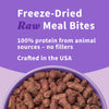 Halo Meal Bites Freeze Dried Raw Dog Food, Beef Recipe, Real Meat Dog Food Bag, Adult Recipe, 14-OZ Bag