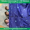 Molcey Blanket Fort Building Kit for Kids 4-8 8-12+ - Build a Fort Blankets - Ultimate Indoor/Outdoor Girls/Boys Toys Age 4-5 6 7 8-12 Year Old