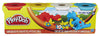 Hasbro Play-Doh For Modeling 4-Pack of Colors 16 Ounce Total - Red, Yellow, White and Blue