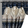 GOHD Harmony Horizon. Jacquard Window Curtain Panel Drape with Attached Fancy Valance. 2pcs Set. Each pc 54