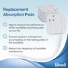 LEVOIT Humidifier Replacement Filters 10-Pack, Mineral Absorption Pad, Compatible with LV600S, LV600HH, OasisMist450S, Capture Fine Particles in Water Tank to Improve Humidification Efficiency, White
