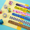 LovesTown Kids Slap Bracelets, 48PCS Slap Wristbands Snap Bracelets Emotions Camouflage Leopard Print Galaxy for kids Party Favors Classroom Prizes Birthday Gifts