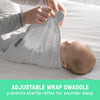 SwaddleMe by Ingenuity Swaddle in Size Small/Medium, For Ages 0-3 Months, 7-14 Pounds, Up to 26 Inches Long, 3-Pack Baby Swaddle with Easy Change Zipper