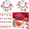 2023 Christmas Advent Calendar Charm Bracelets for Girls, SIXNIE 24-Days Xmas Countdown Calendar with 2pcs DIY Charm Bracelets Kits, Creative Jewelry Making Kit Gift for Kids Teens Women
