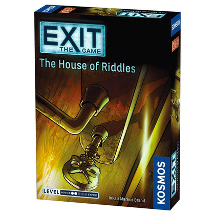The House of Riddles | Exit: The Game - A Kosmos Game from Thames & Kosmos | Family-Friendly, Card-Based At-Home Escape Room Experience for 1 To 4 Players, Ages 10+, Multi-colored