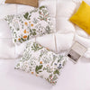 ECOCOTT 100% Cotton Pillowcases Standard Size, Floral Print Pattern Pillow Cover 2 Pack, Super Soft Envelope Closure Standard Pillow Case Set (Standard, 20