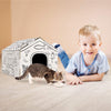 Bankers Box at Play Cat Playhouse, Cardboard Playhouse for Cats and Kids