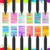 Hapikalor 12-Color Rainbow Pencils Aesthetic Jumbo Colored Pencils for Adult Coloring Sketching, Cute Drawing Kit Fun Pencils Cool Stuff Christmas Gifts Stocking Stuffers Art Supplies for Adults Kids