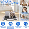 Indoor Dog Potties, Dog Potty Training Tray with Wall, Reusable Porch Potty for Dogs, Suitable Cat Potty Fence, Small Dogs Such as Teddy, Pomeranian and Bixiong