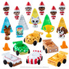 The Elf on the Shelf Sweet Spinners Advent Calendar for Kids - Includes 24 Playable Mini Figures - New Toy for Every Day of Christmas - For Ages 3 Years and Above