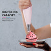 Riccle Disposable Piping Bags 16 Inch - 100 Anti Burst Pastry Icing Bags for Cream Frosting, Cakes and Cookies Decoration