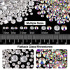 Flat Back Rhinestone Kits Colorful Rhinestones+Crystal AB&Transparent White Gems With Quick Dry Makeup Glue+Picker Pencil+Tweezer For Nail Art And Face Make-up