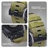 Ookids 26mm Nylon Watch Band Compatible for Garmin Fenix 7X/ Fenix 6X/ Fenix 5X/ Tactix Delta, Camouflage Quickfit Bands for Garmin Fenix 3/3 HR, Fenix 5X Plus/6X Pro/Descent MK1/Enduro (Army Green)