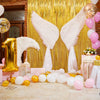 Crosize 3 Pack 3.3 x 9.9 ft Gold Foil Fringe Glitter Curtains Party Decorations, Tinsel Backdrop for Parties, Door Streamers for Birthday, Photo Booth Backdrops, Party Decor