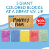 IMPRESA Monkey Foam from The Original Monkey Noodle - 5 Blocks - Squishy Sensory Toys for Kids with Unique Needs - Fosters Creativity/Focus - Fun and Stocking Stuffers for Toddlers (Ages 3+)