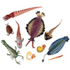 Toymany 10PCS Ancient Marine Creatures, Cambrian Sea Animal Figurines, Dunkleosteus, Cephalaspis, Opabinia, Prehistoric Educational Toys