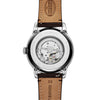 Fossil Men's Townsman Automatic Stainless Steel and Leather Two-Hand Skeleton Watch, Color: Silver, Brown (Model: ME3110)