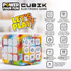 Power Your Fun Cubik LED Flashing Cube Memory Game - Electronic Handheld Game, 5 Brain Memory Games for Kids STEM Sensory Toys Brain Game Puzzle Fidget Light Up Cube Stress Relief Fidget Toy (Tie Dye)