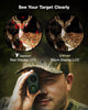 TAKENJOY HM7 Hunting Rangefinder, 1200Yards Laser rangefinder for Hunting, Red LCD Display with 7X Magnification, Speed Mode, Rechargeable, Lightweight, Waterproof, Carrying Case
