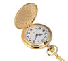 I-MART Smooth Vintage Pocket Watch with Chain (Gold)