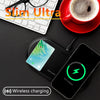 Wallet Tracker Qi Wireless Charging IP68 Thin Item Finder Purse Luggage Works with Apple Find My APP & Network (iOS Only)