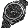 FORSINING High-end Automatic Movement Stainless Steel Band Luxury Brand Skeleton Watch