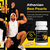 Athenian Bee Pearls | High Bioavailability Bee Pollen Capsule Natural Immunity & Vitality Support | Spartan Bee Bread Extract & Vitamin C | Non GMO, Nothing Synthetic, All Natural
