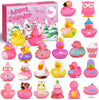 Rubber Duck Advent Calendar 2023, 24 Days of Countdown Christmas Gifts for Girls, Toddlers 1, 2, 3, 4 Year Old, 4-12 Kids, Adults, Duckie Bath Toys for Baby Shower Party Favors, Advent Calendars 2023