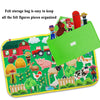 Craftstory Travel Felt Board for Toddlers Farm Animals Toys Preschool Learning Activities 37 Pieces Sensory Toys Barnyard Stories for Classroom Arts and Crafts Supplies