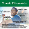 Nature Made Vitamin B12 3000 mcg, Easy to Take Sublingual B12 for Energy Metabolism Support, 40 Sugar Free Fast Dissolve Tablets, 40 Day Supply
