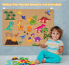 Craftstory Toddlers Dinosaur Toys Felt-Board Story Figures for Preschool, Felt Animals Stories Interactive Activity Playset, Gift for 3+ Years Old Kids - 32 Pieces