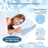 Cervical Pillow for Neck Pain Relief, Contour Memory Foam Pillows for Sleeping, Odorless Ergonomic Pillow Adjustable Orthopedic Cooling Pillow Bed Pillow Neck Support for Side Back Stomach Sleepers