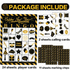 Joy Bang New Years Bingo Cards Games for Kids Adults, 24 Players for Family Friends Large Group, New Years Crafts Activities Party Supplies Favors Gifts for Children