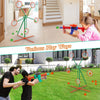 Shooting Games Toys for Age 5-6 7 8 9 10 + Year Old Boys, Kids Toy Sports & Outdoor Game with Moving Shooting Target & 2 Popper Air Toy Guns & 24 Foam Balls, Gifts for Boys and Girls
