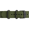 Timex Men's Expedition Scout 40mm Watch - Black Case Black Dial with Green Fabric Strap
