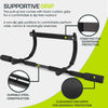 ProsourceFit Multi-Grip Lite Pull Up/Chin Up Bar, Heavy Duty Doorway Upper Body Workout Bar for Home Gyms 24-32