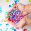 100 Pcs Gem Rings Toys for Kids, Bulk Toys Diamond Ring Party Favors for Boys Girls Toddlers, Colorful Princess Ring Dress Up Accessories for Carnival PrizesGoodie Bag Stuffers, Pinata Fillers