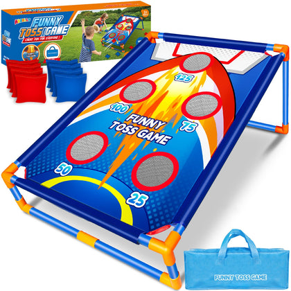 Bean Bag toss Game for Kids Outdoor Activities, Ideal Birthday Christmas Toys for 3-8 Years Old, Outside Toys for 3 4 5 6 7 8 Years Old Boys Girls, Fun Outdoor Game Family Party Games