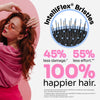 Wet Brush Detangling Brush, Mini Detangler Brush (Sky) - Wet & Dry Tangle-Free Hair Brush for Women & Men - No Tangle Soft & Flexible Bristles for Straight, Curly, & Thick Hair