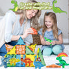 60 PCS Dinosaur Magnetic Tiles Building Blocks Set,Educational Toys for Toddlers and Kids Ages 3-8, Montessori Preschool Learning Resources, 3D Dinosaur Animal Magnet Toys for Children's Gifts