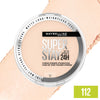 Maybelline Super Stay Up to 24HR Hybrid Powder-Foundation, Medium-to-Full Coverage Makeup, Matte Finish, 112, 1 Count