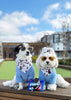 Fitwarm 3 Pack Classic Fleece Dog Sweater, Turtleneck Dog Sweatshirt, Dog Winter Clothes for Small Dogs Boy Girl, Pet Pullover Jumper, Cat Apparel, Blue, Grey, Navy, Medium